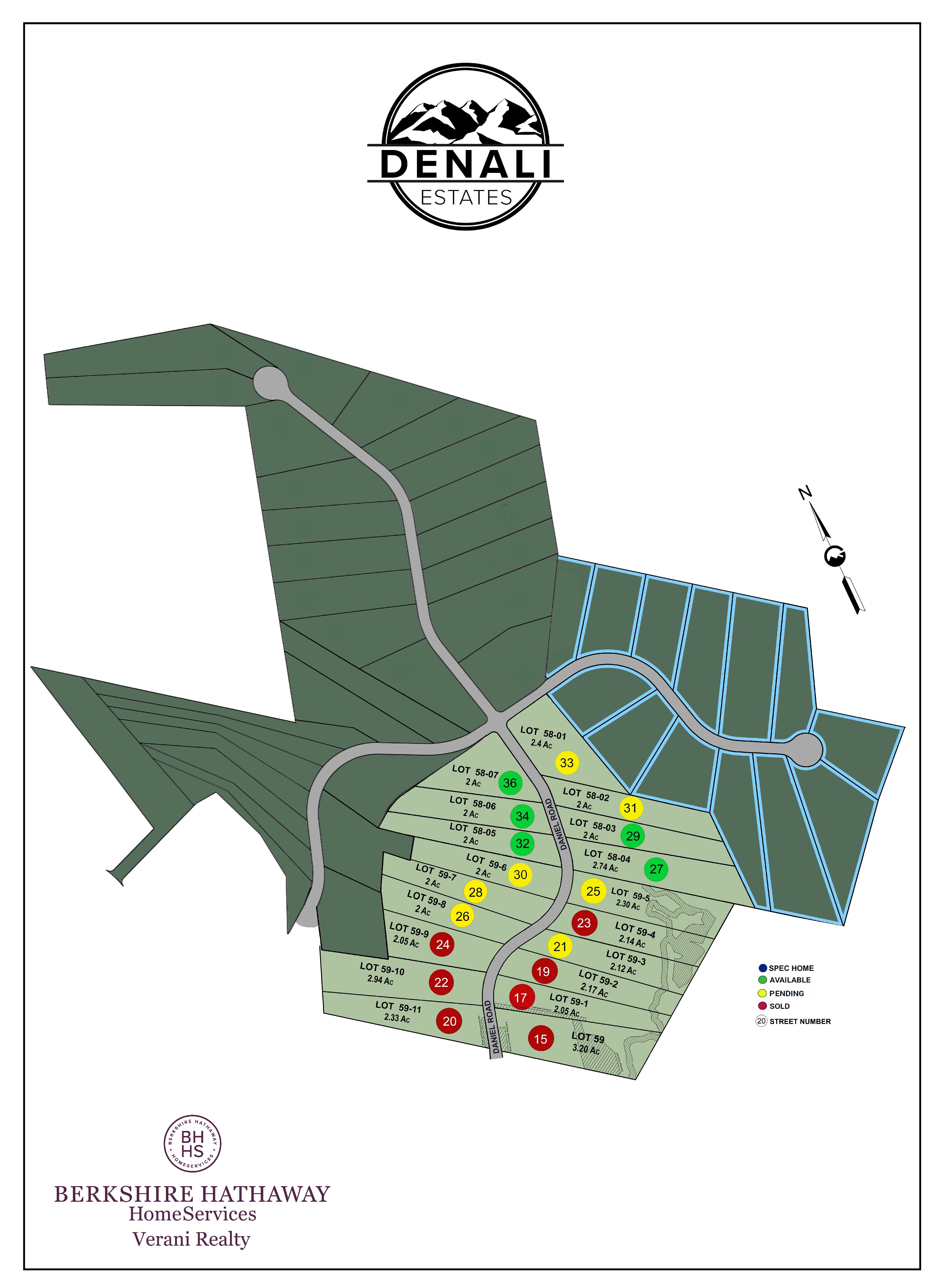 Denali Estates Site Plan